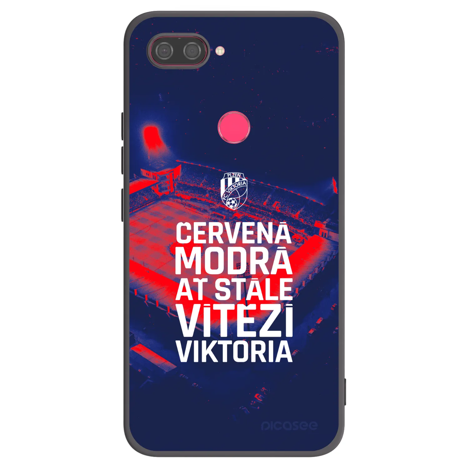 Picasee silikonový černý obal pro Xiaomi Mi 8 Lite - FC Viktoria Plzeň E