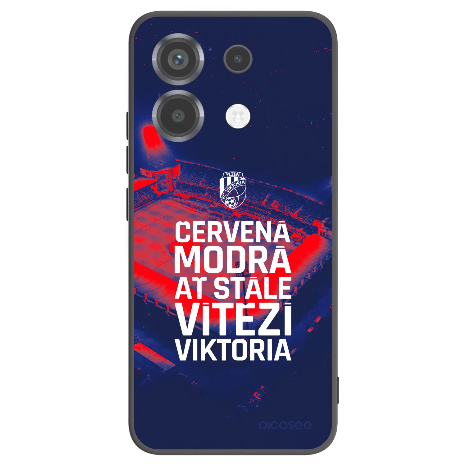 Picasee silikonový černý obal pro Xiaomi Poco X6 - FC Viktoria Plzeň E
