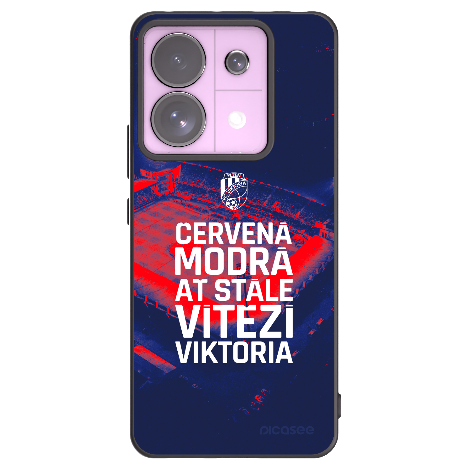 Picasee silikonový černý obal pro Xiaomi Redmi Note 13 Pro 5G - FC Viktoria Plzeň E