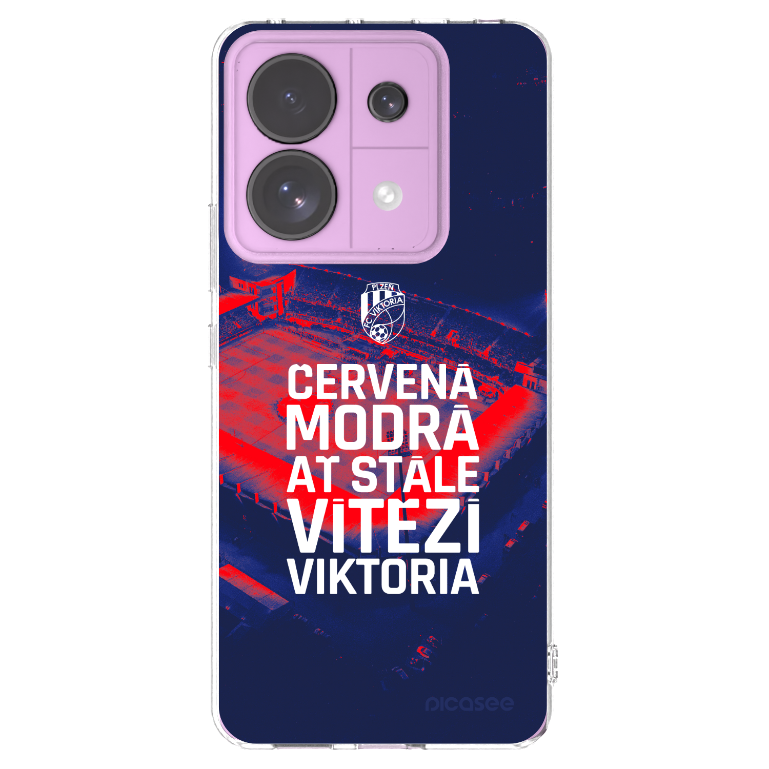 Picasee silikonový průhledný obal pro Xiaomi Redmi Note 13 Pro 5G - FC Viktoria Plzeň E
