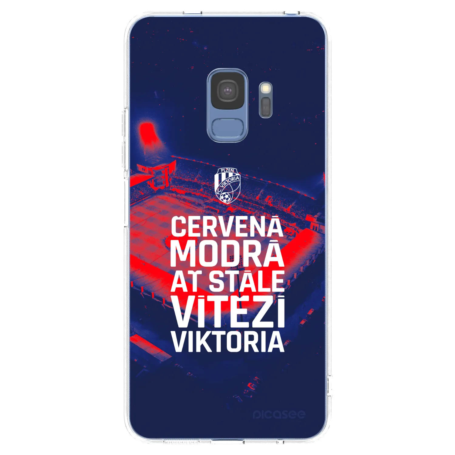 Picasee silikonový průhledný obal pro Samsung Galaxy S9 G960F - FC Viktoria Plzeň E