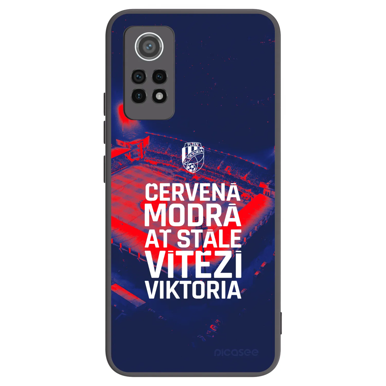 Picasee silikonový černý obal pro Xiaomi Redmi Note 12 Pro 4G - FC Viktoria Plzeň E
