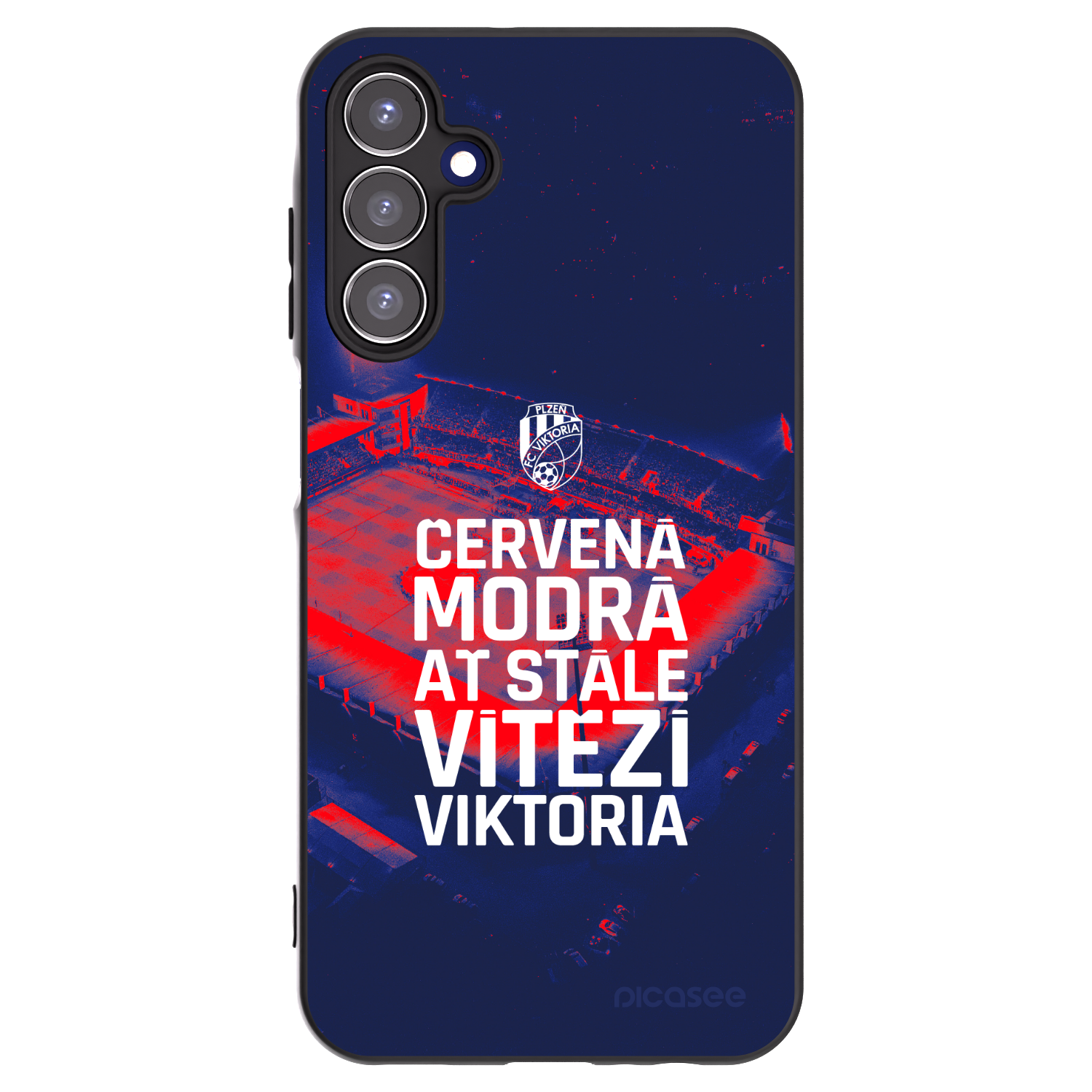 Picasee silikonový černý obal pro Samsung Galaxy A15 A155F 4G - FC Viktoria Plzeň E