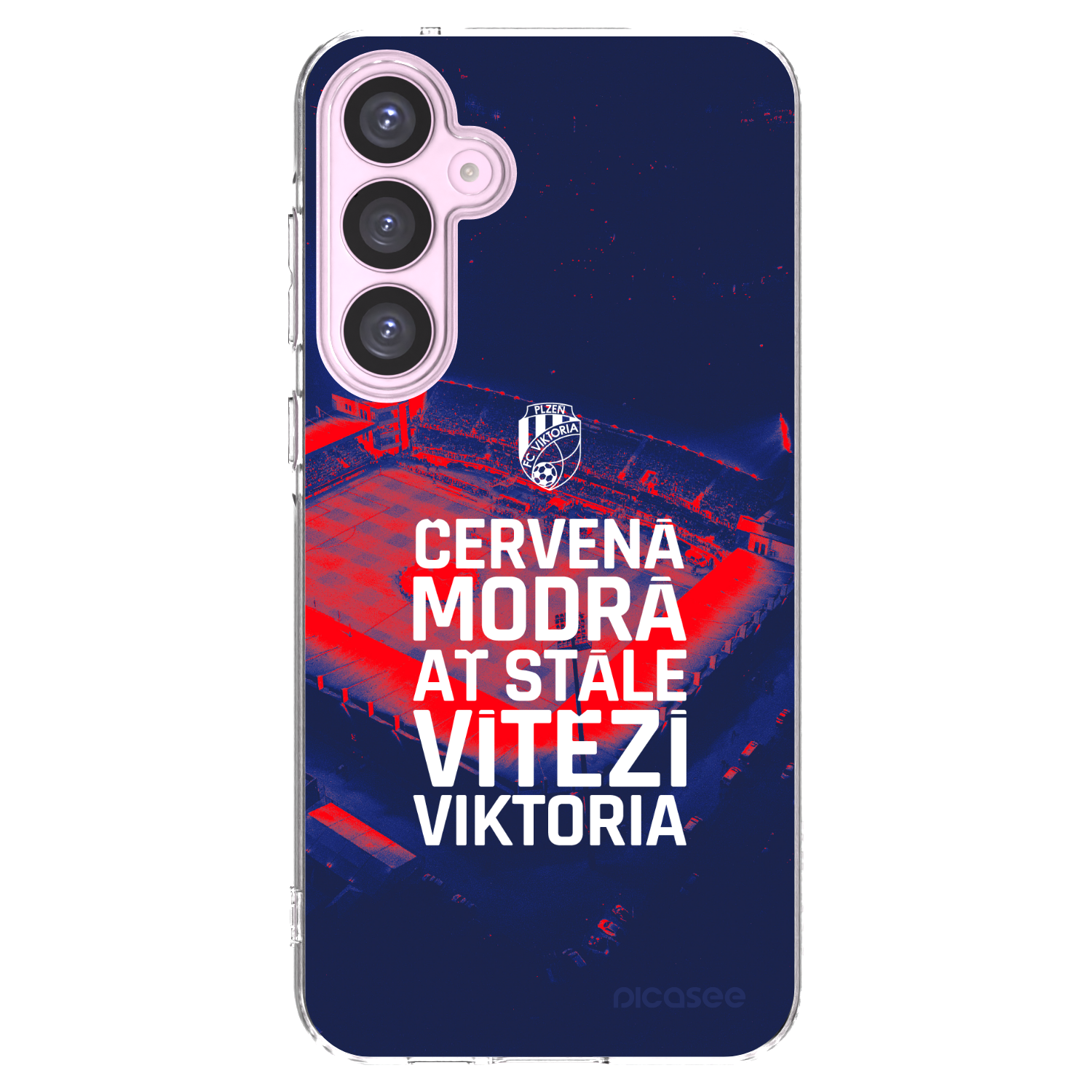 Picasee silikonový průhledný obal pro Samsung Galaxy A55 5G A556B - FC Viktoria Plzeň E