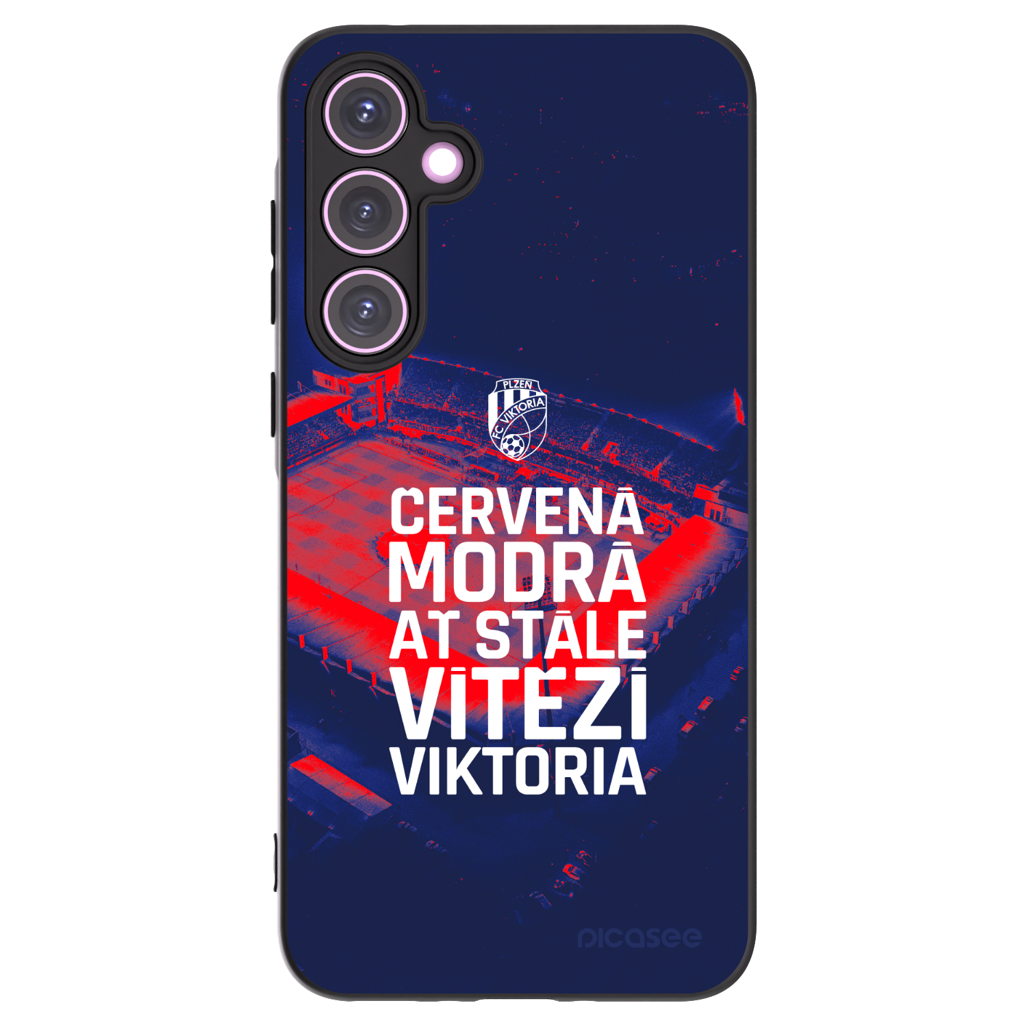 Picasee silikonový černý obal pro Samsung Galaxy A35 5G A356B - FC Viktoria Plzeň E