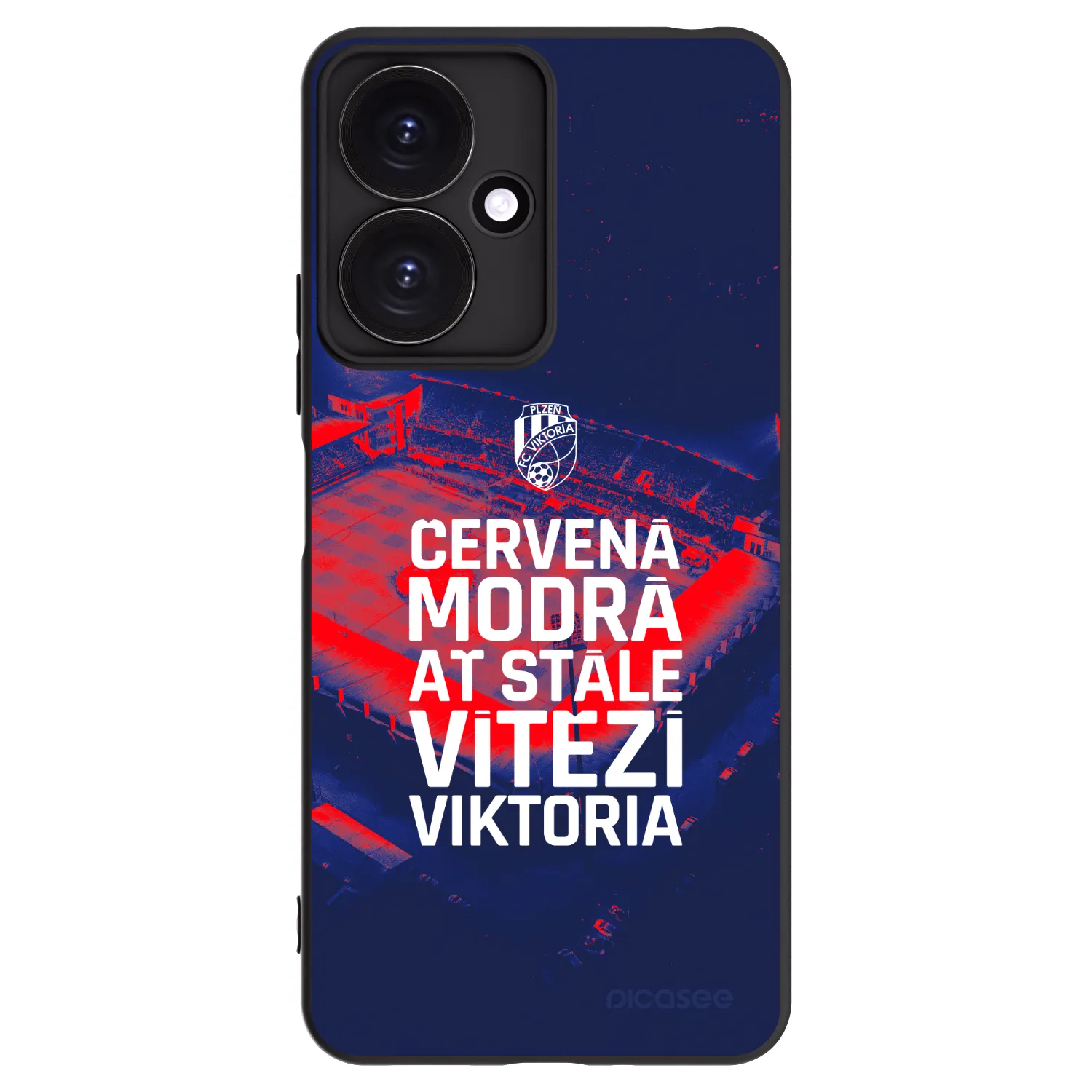 Picasee silikonový černý obal pro Xiaomi Redmi 13C 5G - FC Viktoria Plzeň E