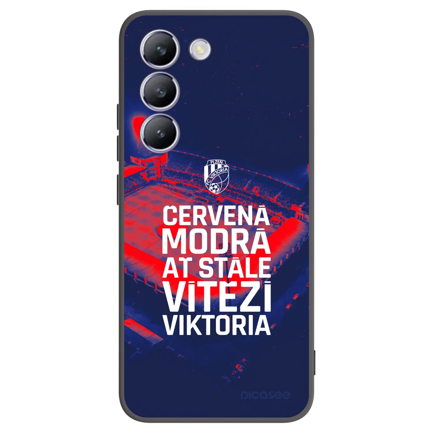 Picasee silikonový černý obal pro Vivo V40 SE 5G - FC Viktoria Plzeň E