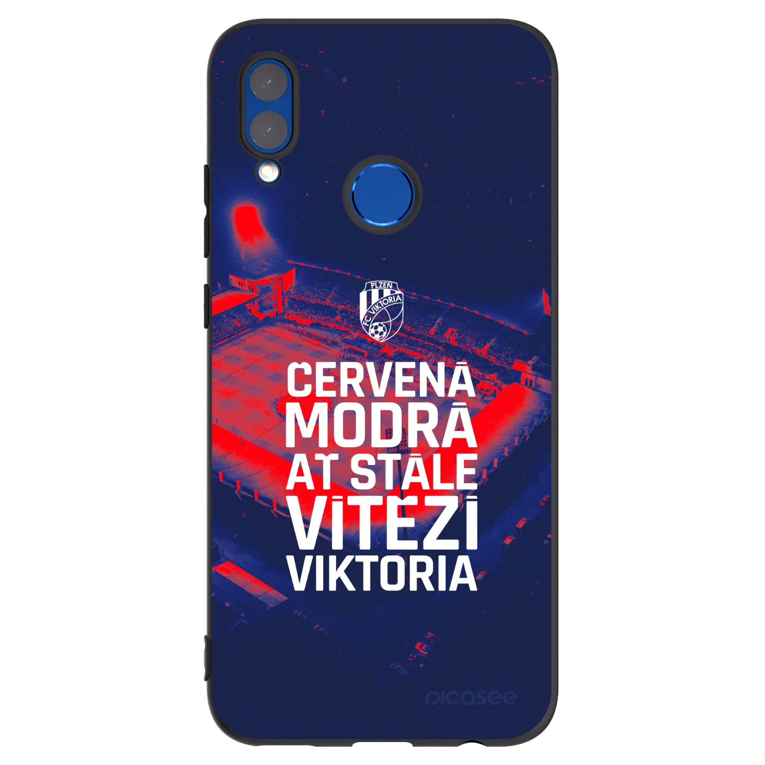 Picasee silikonový černý obal pro Huawei P Smart 2019 - FC Viktoria Plzeň E