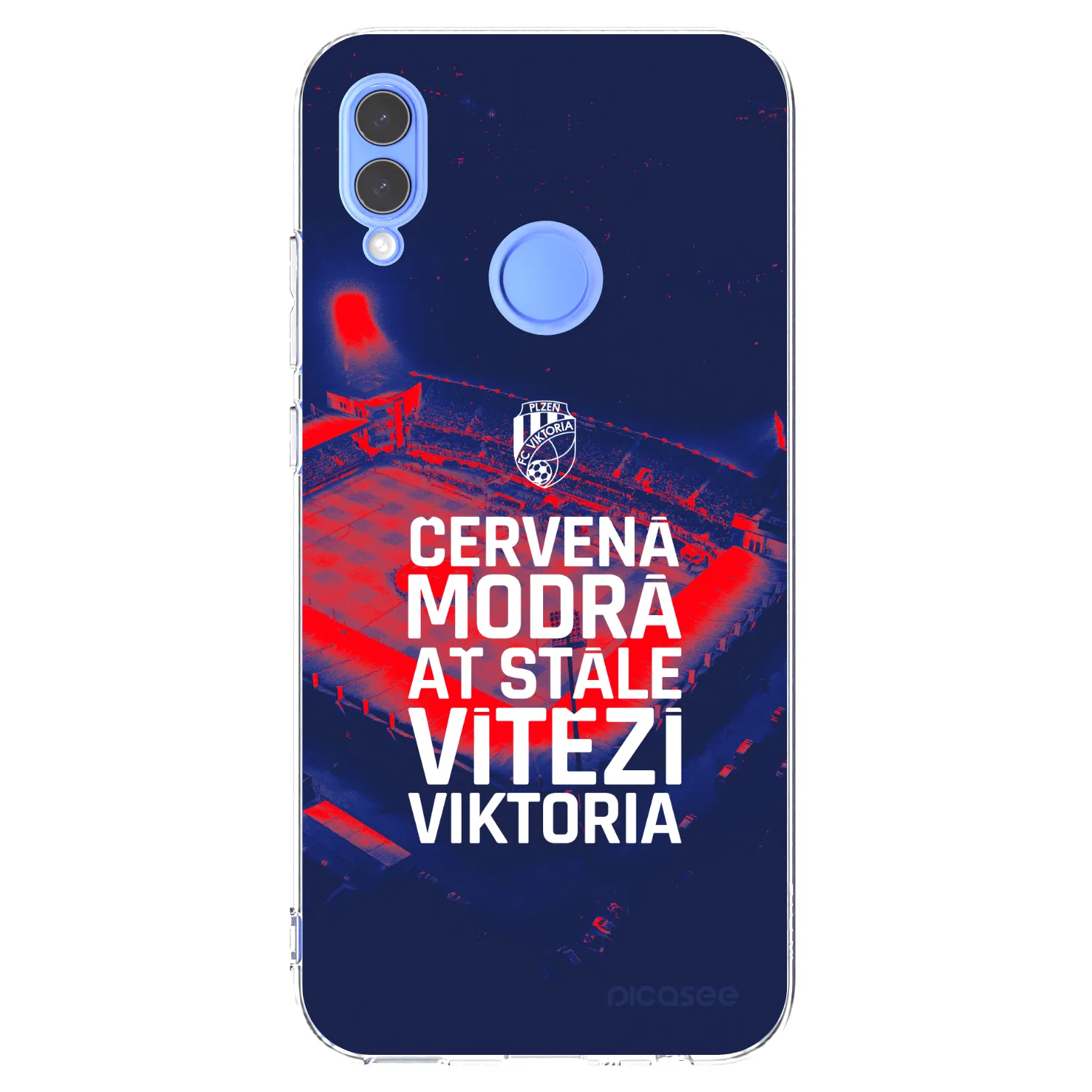 Picasee silikonový průhledný obal pro Honor 10 Lite - FC Viktoria Plzeň E