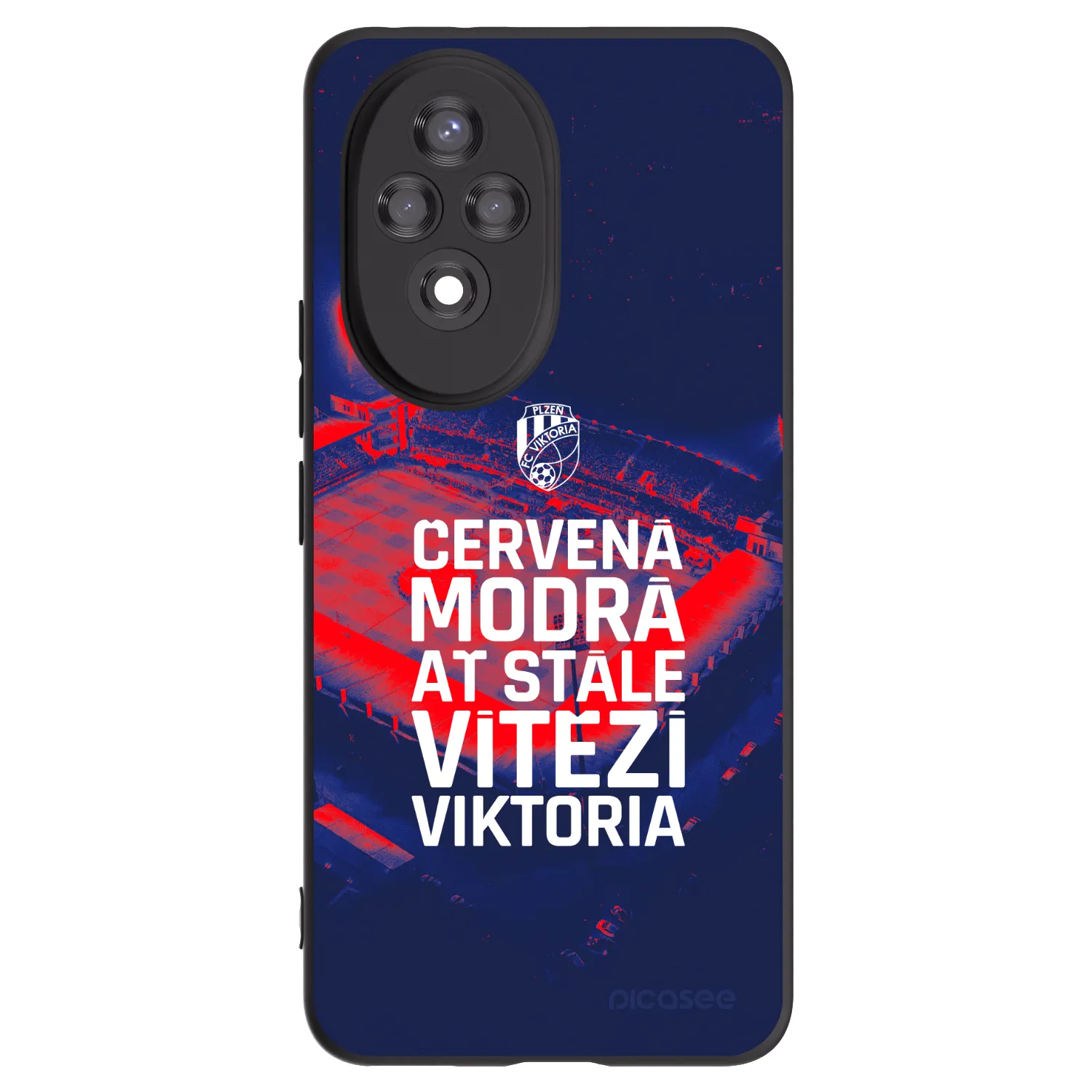 Picasee silikonový černý obal pro Honor 200 5G - FC Viktoria Plzeň E