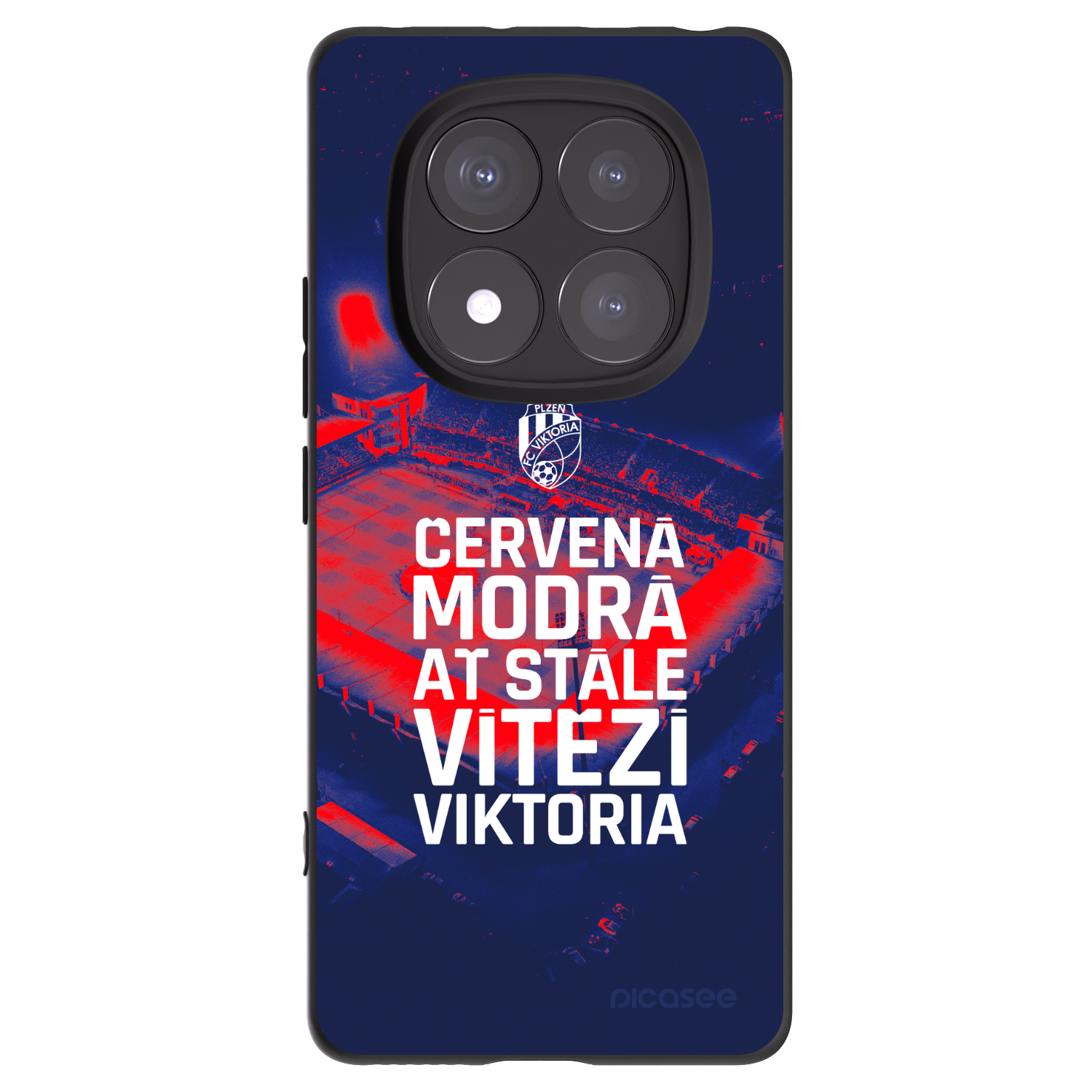 Picasee silikonový černý obal pro Xiaomi Redmi Note 14 Pro 5G - FC Viktoria Plzeň E