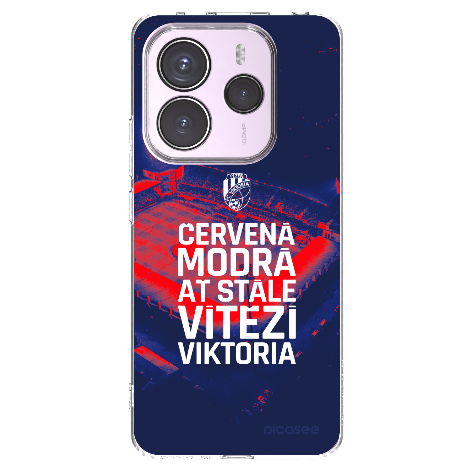 Picasee silikonový průhledný obal pro Xiaomi Redmi Note 14 5G - FC Viktoria Plzeň E
