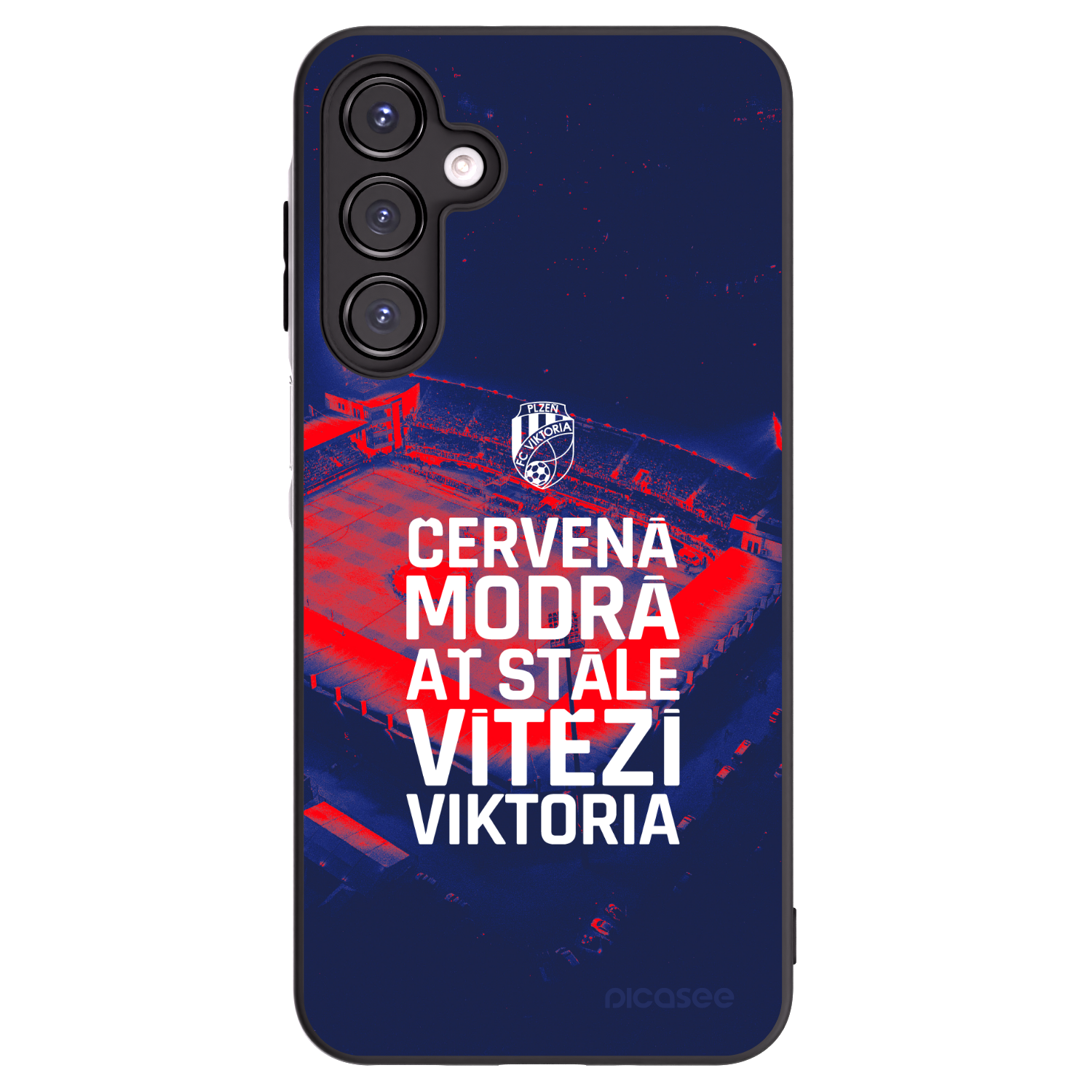 Picasee silikonový černý obal pro Samsung Galaxy A16 5G - FC Viktoria Plzeň E