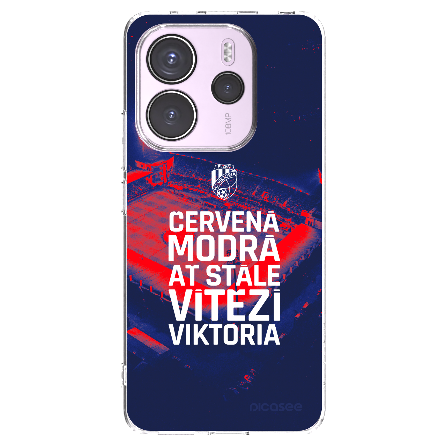 Picasee silikonový průhledný obal pro Xiaomi Redmi Note 14 4G - FC Viktoria Plzeň E
