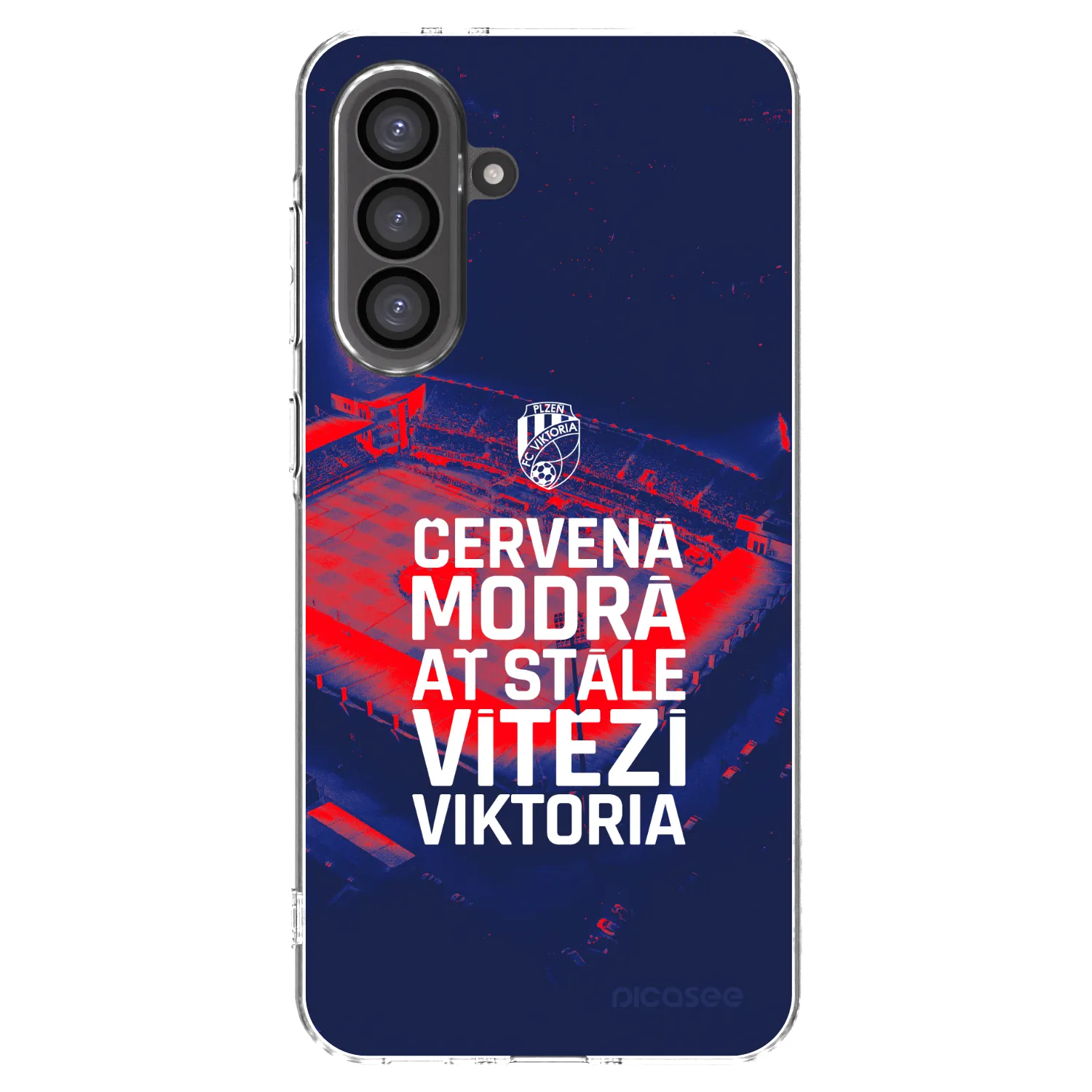 Picasee silikonový průhledný obal pro Samsung Galaxy A56 5G A566B - FC Viktoria Plzeň E