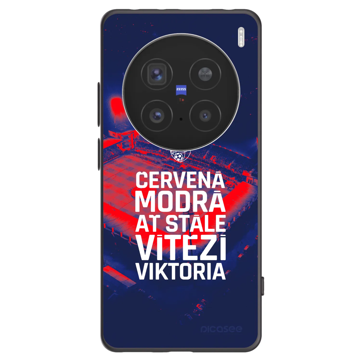 Picasee silikonový černý obal pro Vivo X200 Pro - FC Viktoria Plzeň E