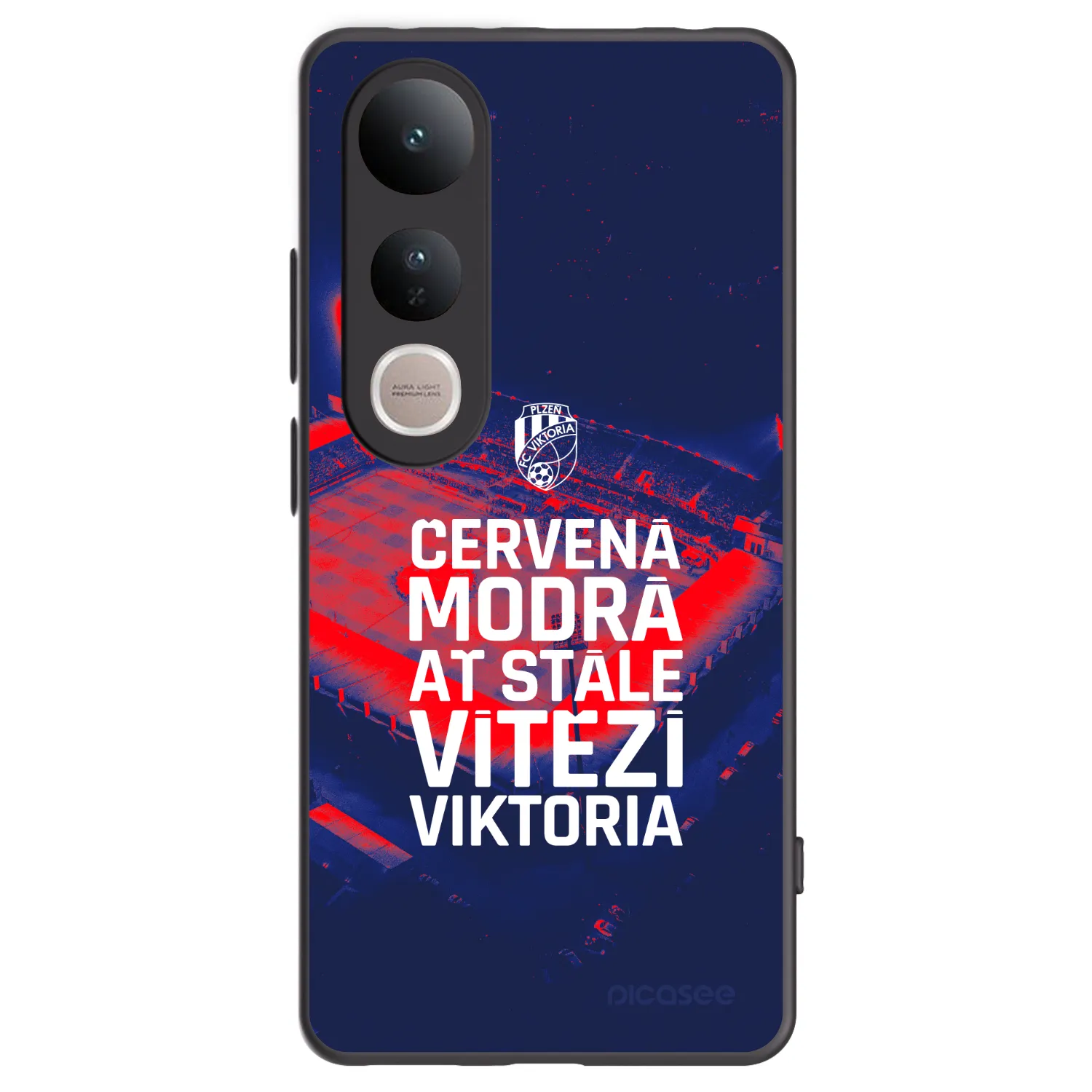 Picasee silikonový černý obal pro Vivo V50 Lite 5G - FC Viktoria Plzeň E