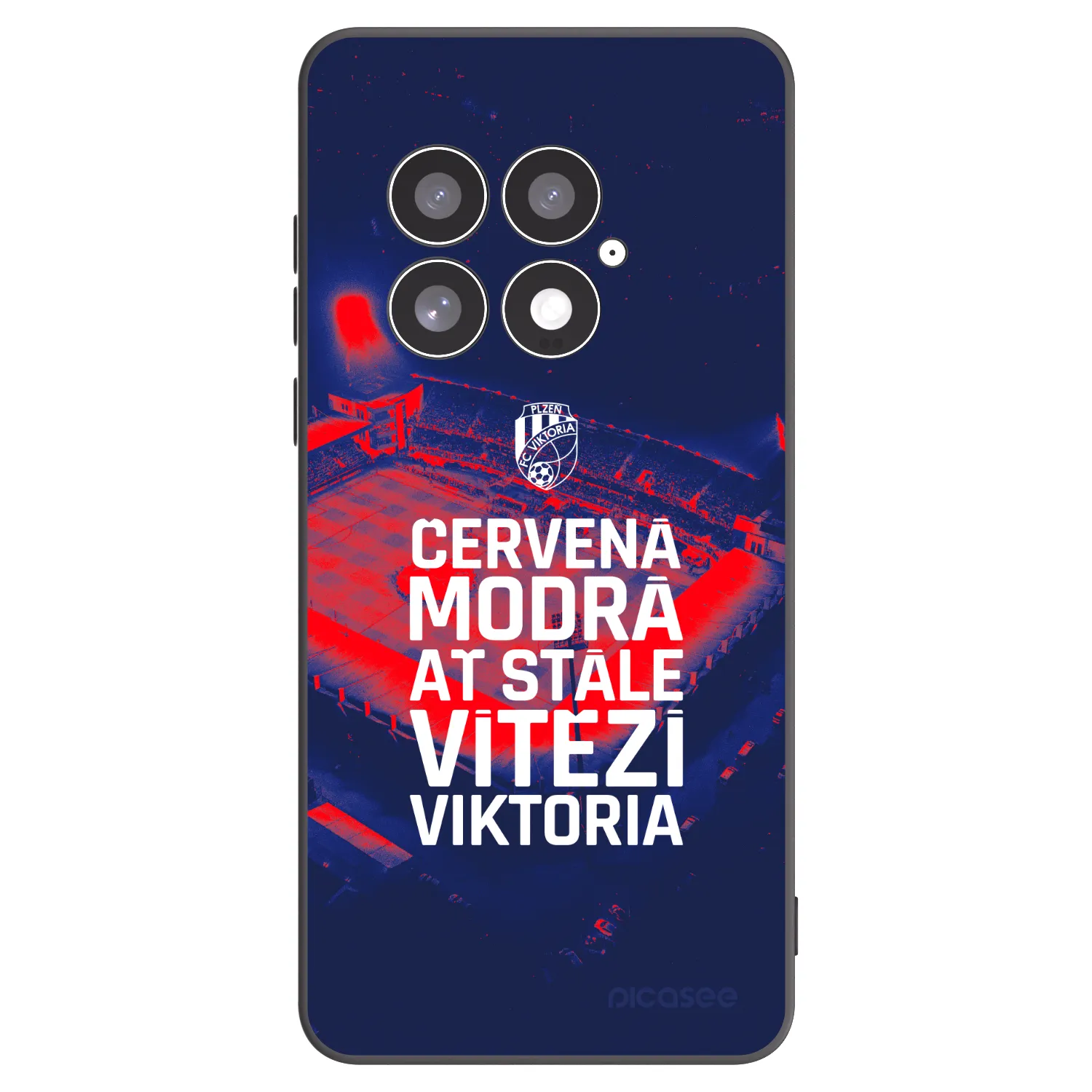Picasee silikonový černý obal pro OnePlus 13 5G - FC Viktoria Plzeň E