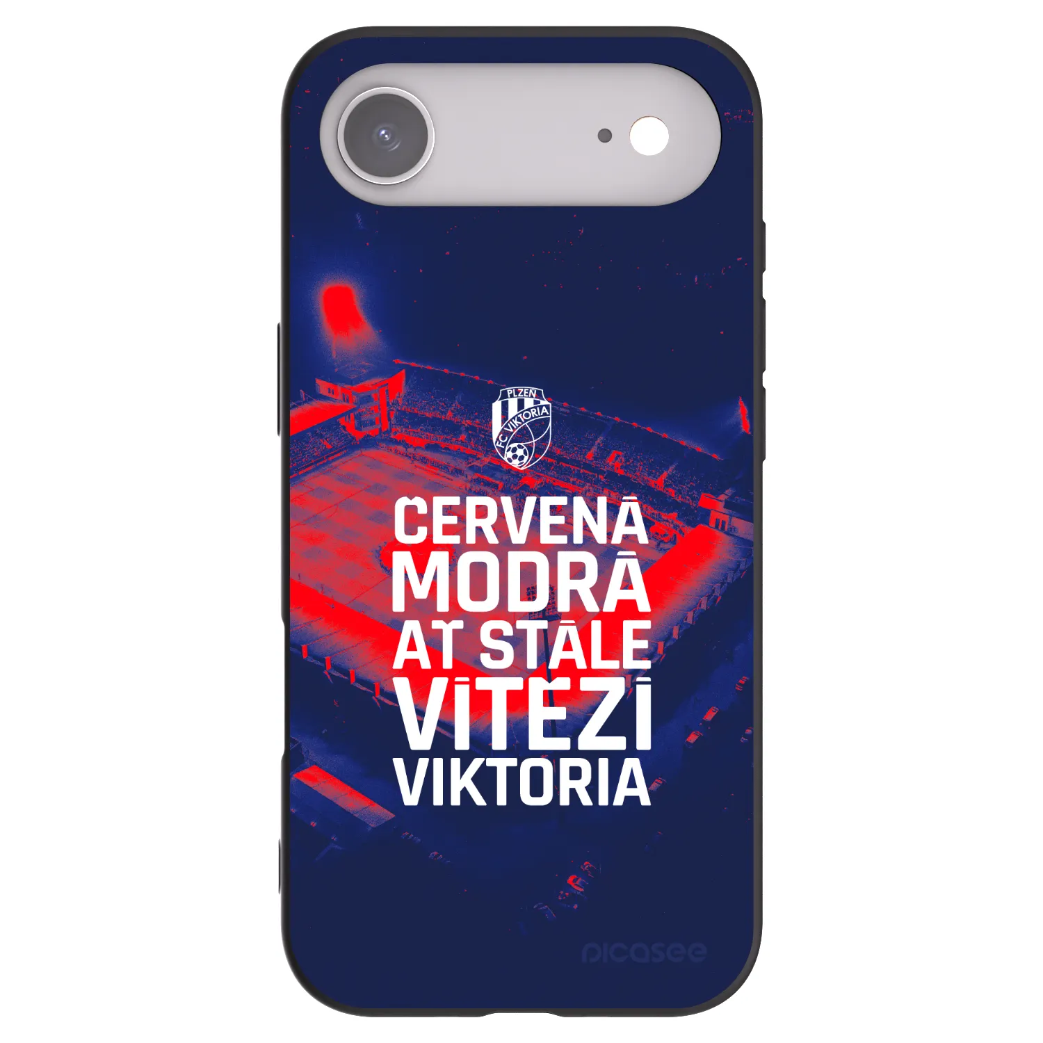 Picasee silikonový černý obal pro Apple iPhone Air - FC Viktoria Plzeň E
