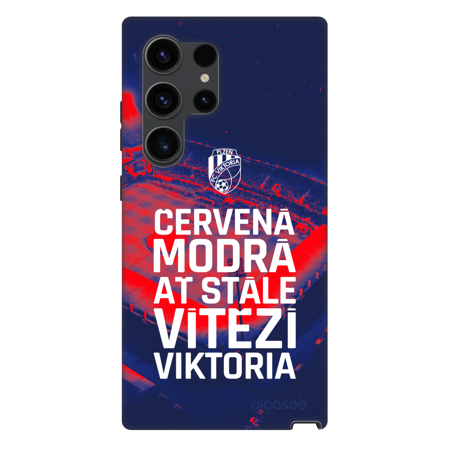 Picasee Fashion Case PowerShare pro Samsung Galaxy S24 Ultra S928B 5G - FC Viktoria Plzeň E