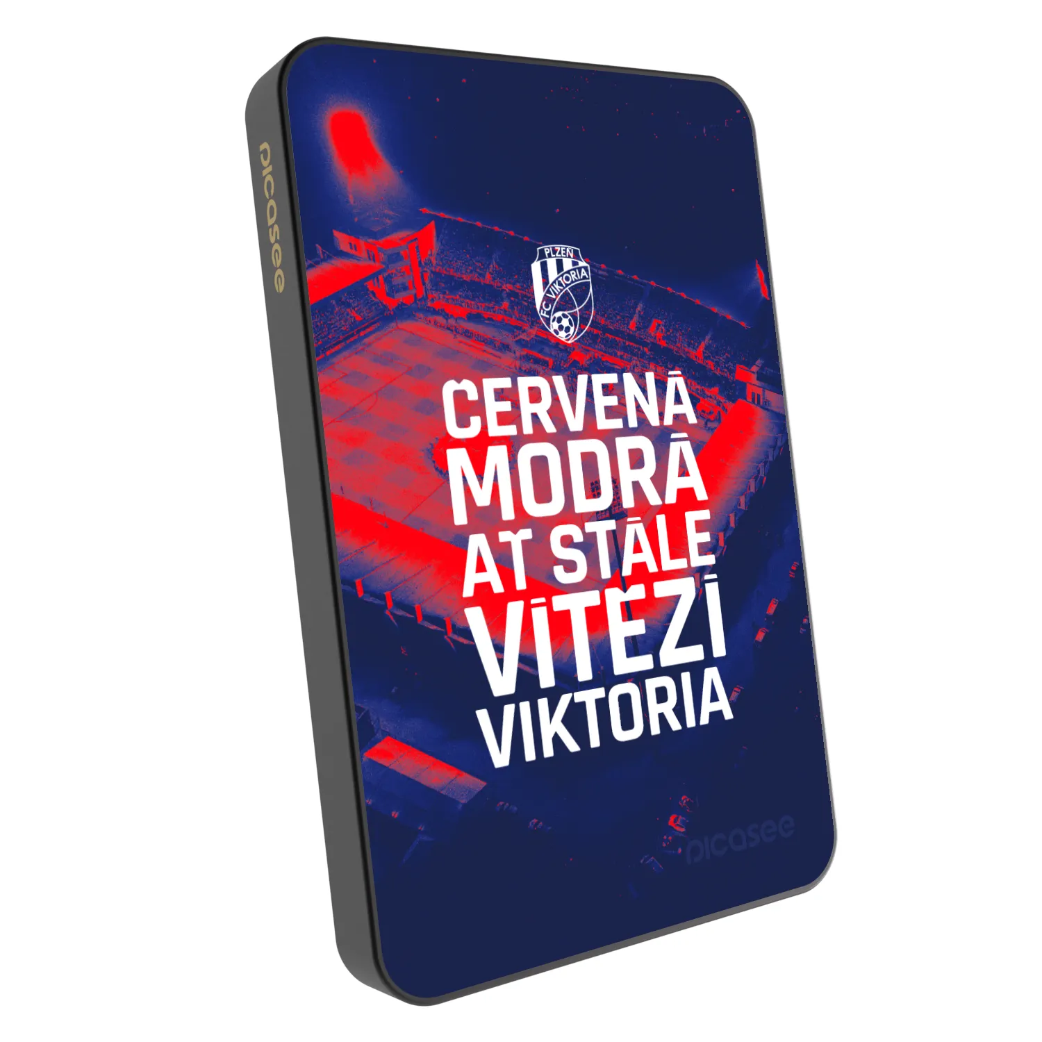 Picasee Powerbanka s MagSafe 5 000 mAh Šedá - FC Viktoria Plzeň E