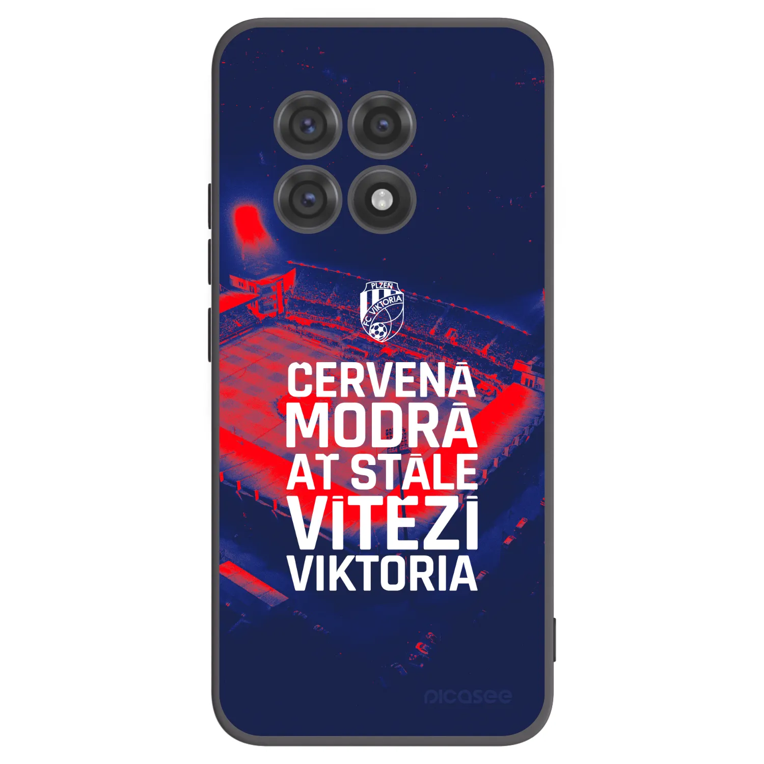 Picasee silikonový černý obal pro OnePlus 13R 5G - FC Viktoria Plzeň E