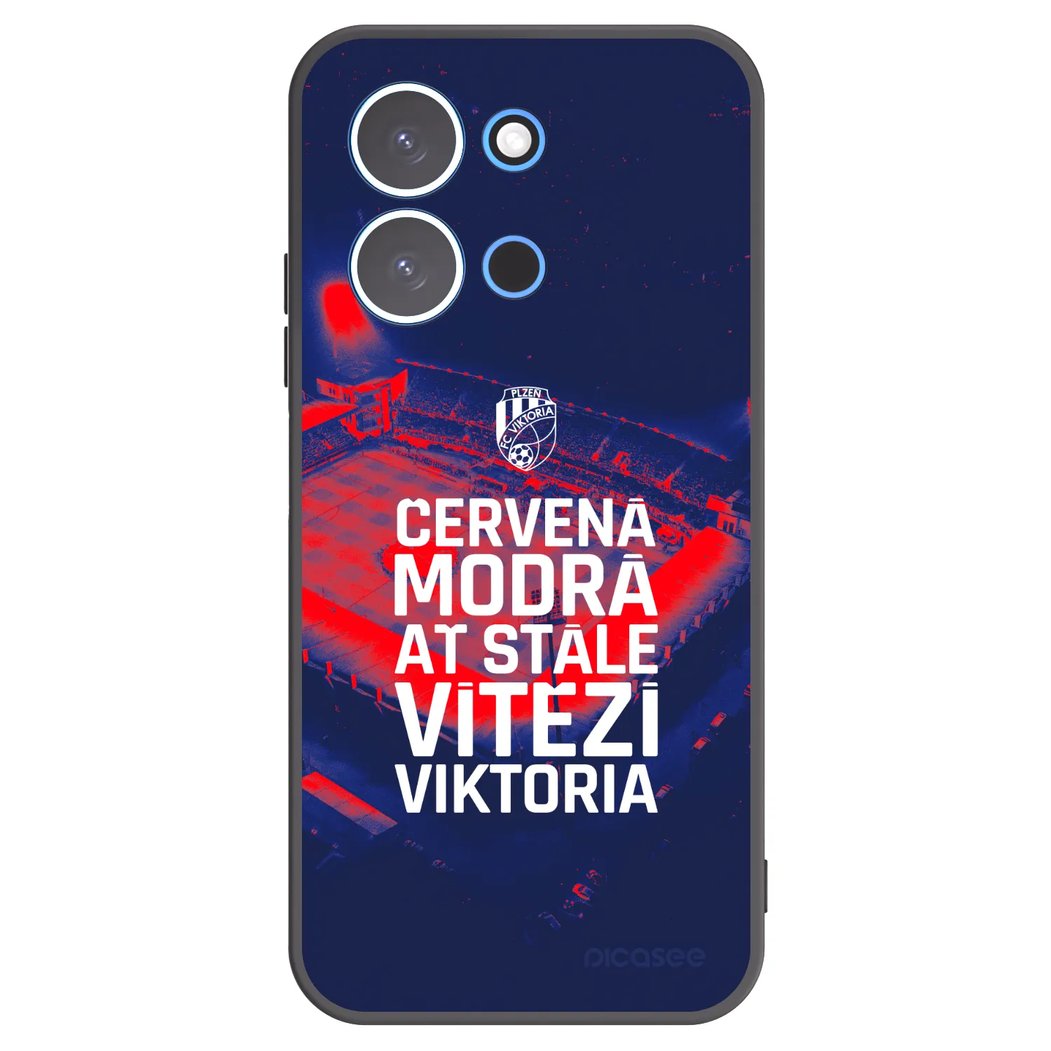 Picasee silikonový černý obal pro Xiaomi Redmi 15C 4G - FC Viktoria Plzeň E