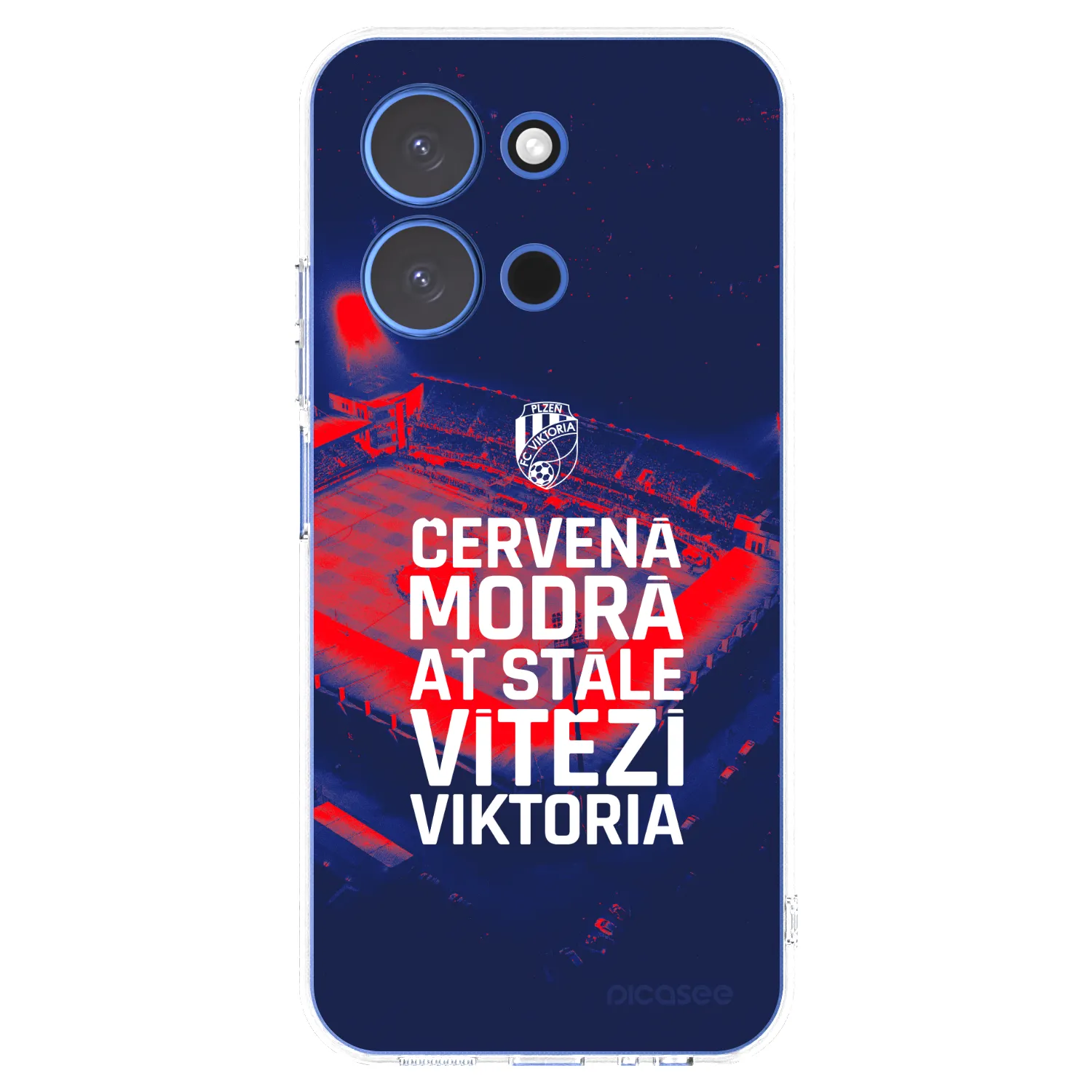 Picasee silikonový průhledný obal pro Xiaomi Redmi 15C 4G - FC Viktoria Plzeň E