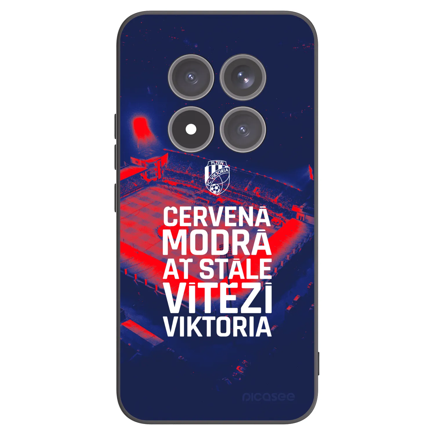 Picasee silikonový černý obal pro Xiaomi Redmi Note 15 Pro+ - FC Viktoria Plzeň E