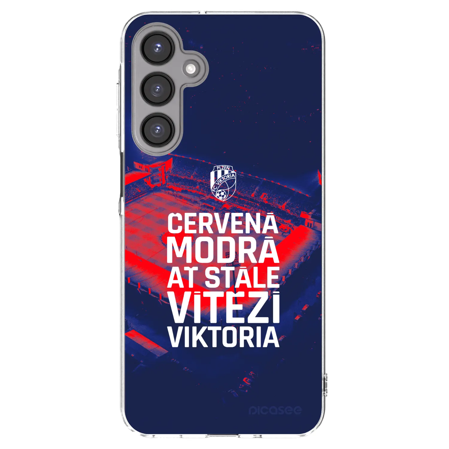 Picasee silikonový průhledný obal pro Samsung Galaxy A16 4G - FC Viktoria Plzeň E