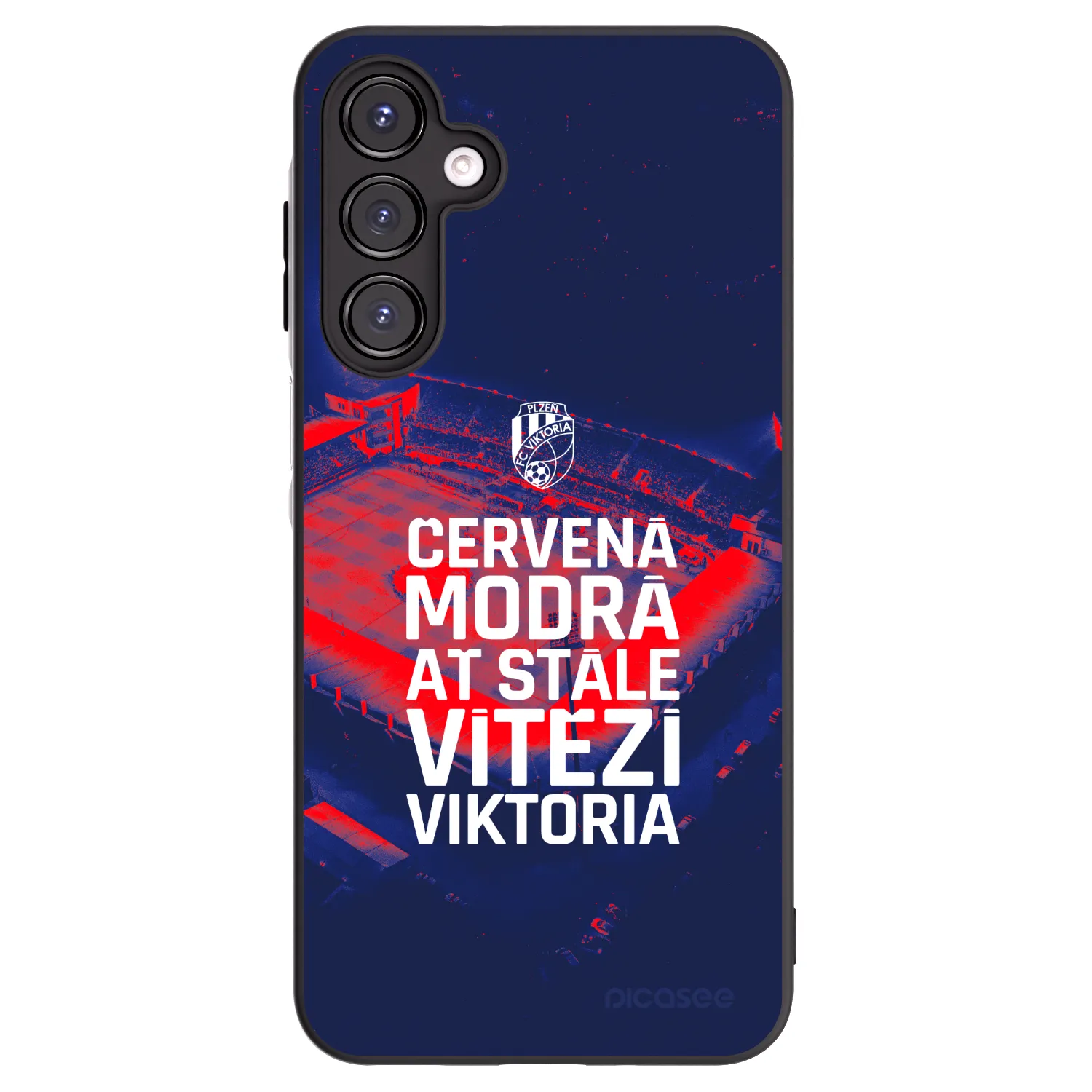 Picasee silikonový černý obal pro Samsung Galaxy A16 4G - FC Viktoria Plzeň E