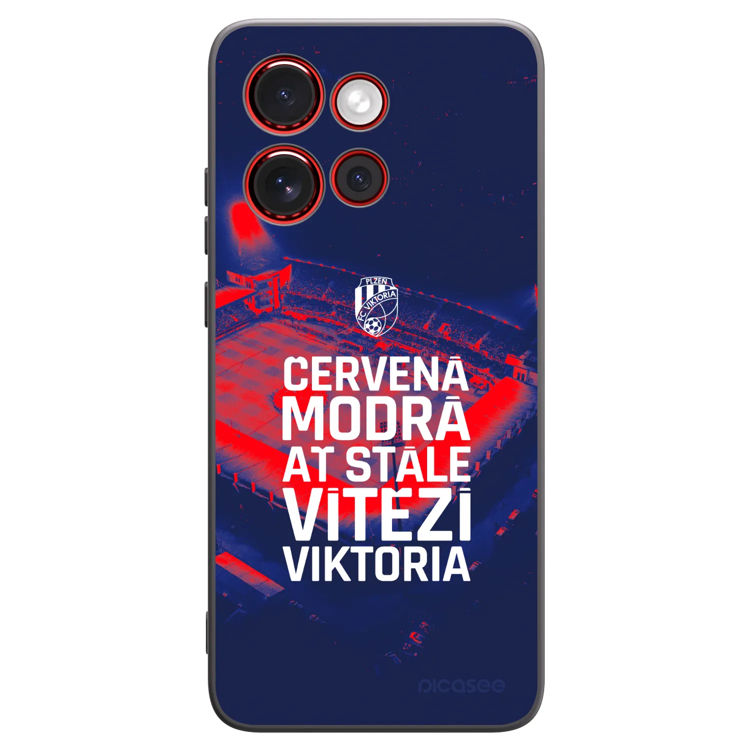 Picasee silikonový černý obal pro Motorola Edge 60 Neo 5G - FC Viktoria Plzeň E
