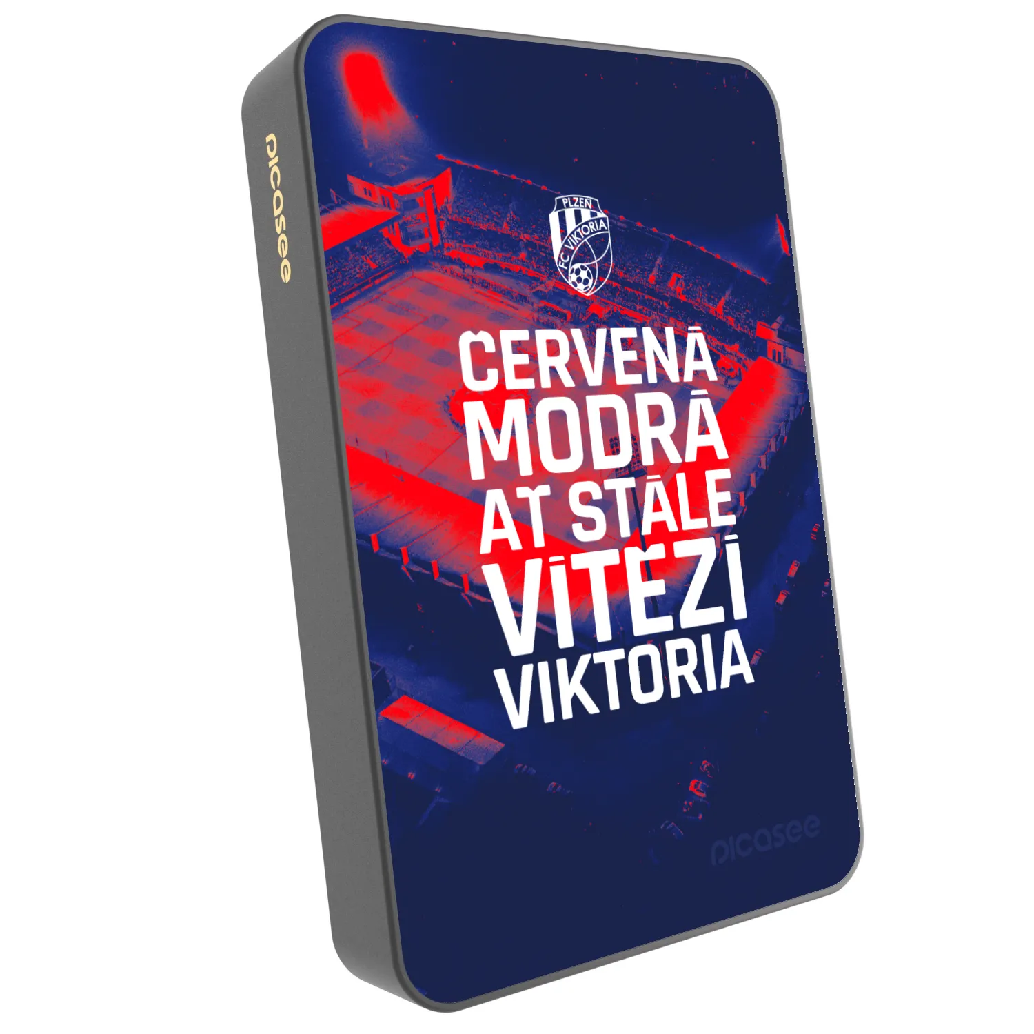 Picasee Powerbanka s MagSafe 10 000 mAh Šedá - FC Viktoria Plzeň E