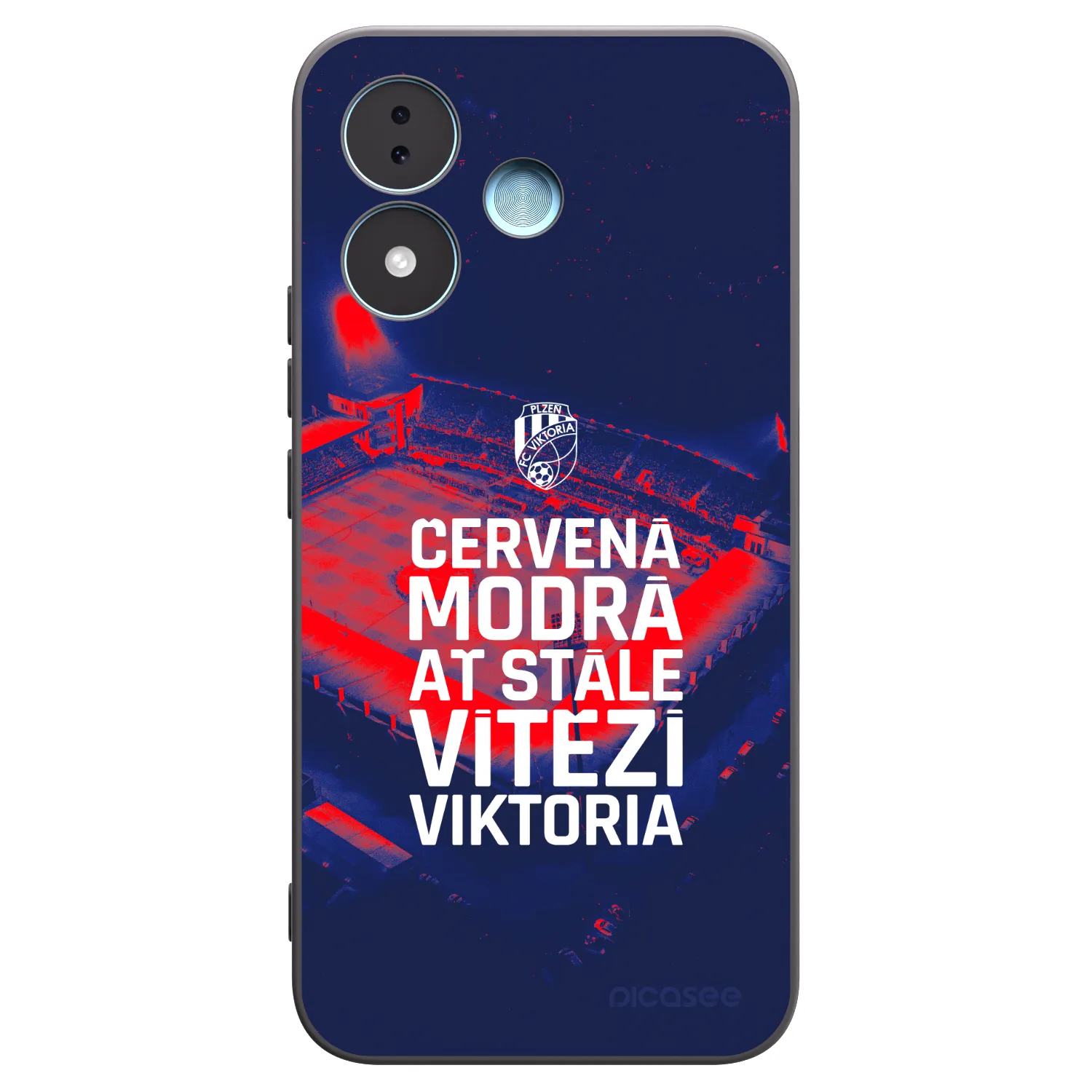 Picasee silikonový černý obal pro Xiaomi Redmi Note 17 5G - FC Viktoria Plzeň E