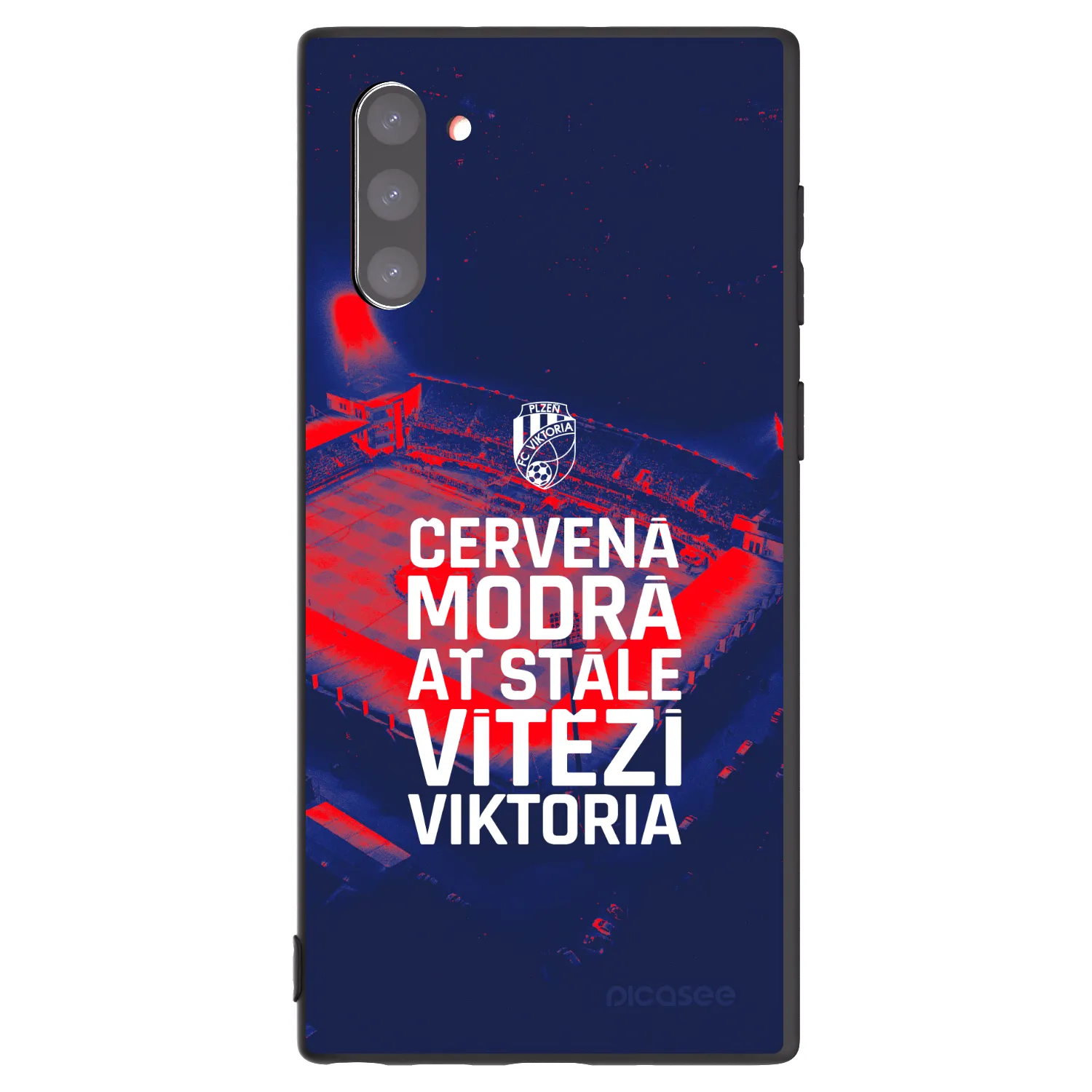 Picasee silikonový černý obal pro Samsung Galaxy Note 10 N970F - FC Viktoria Plzeň E