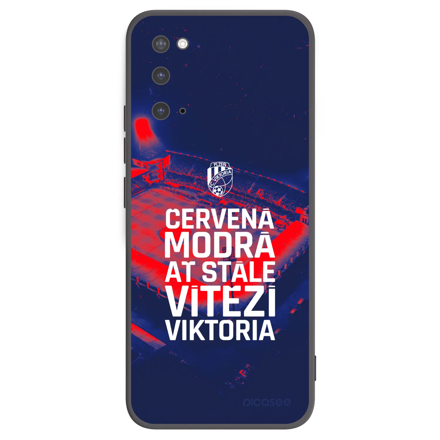 Picasee silikonový černý obal pro Samsung Galaxy S20 G980F - FC Viktoria Plzeň E