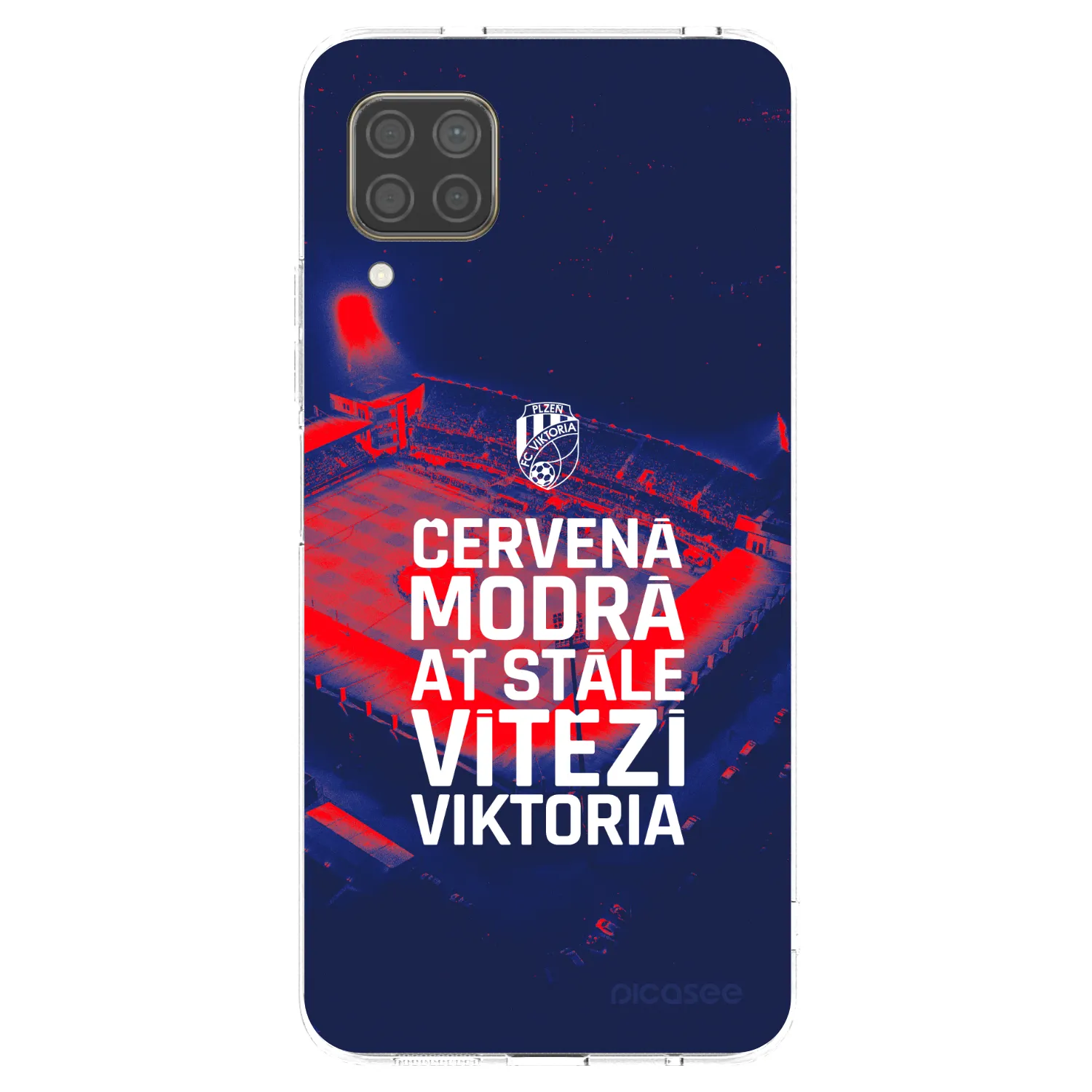 Picasee silikonový průhledný obal pro Huawei P40 Lite - FC Viktoria Plzeň E