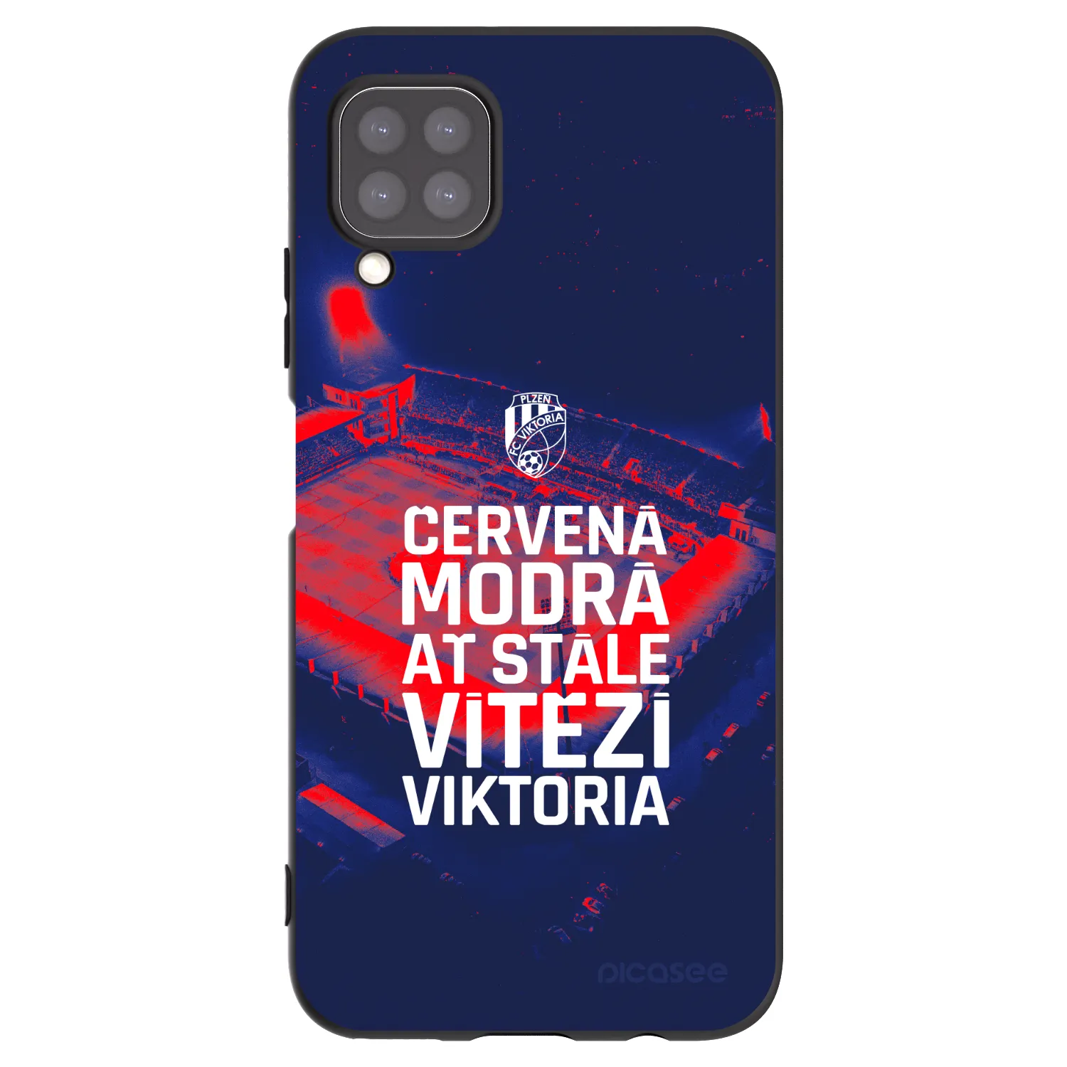 Picasee silikonový černý obal pro Huawei P40 Lite - FC Viktoria Plzeň E