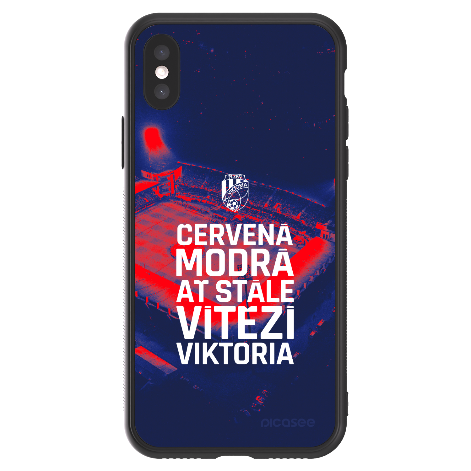 Picasee ULTIMATE CASE pro Apple iPhone X/XS - FC Viktoria Plzeň E