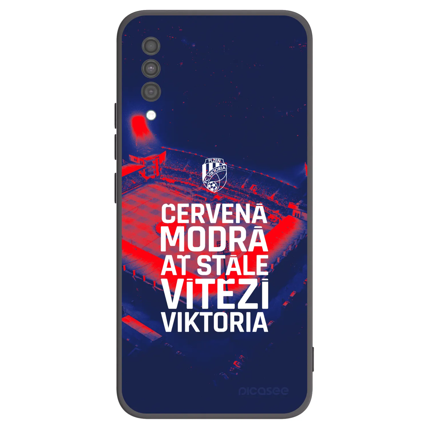 Picasee silikonový černý obal pro Samsung Galaxy A30s A307F - FC Viktoria Plzeň E