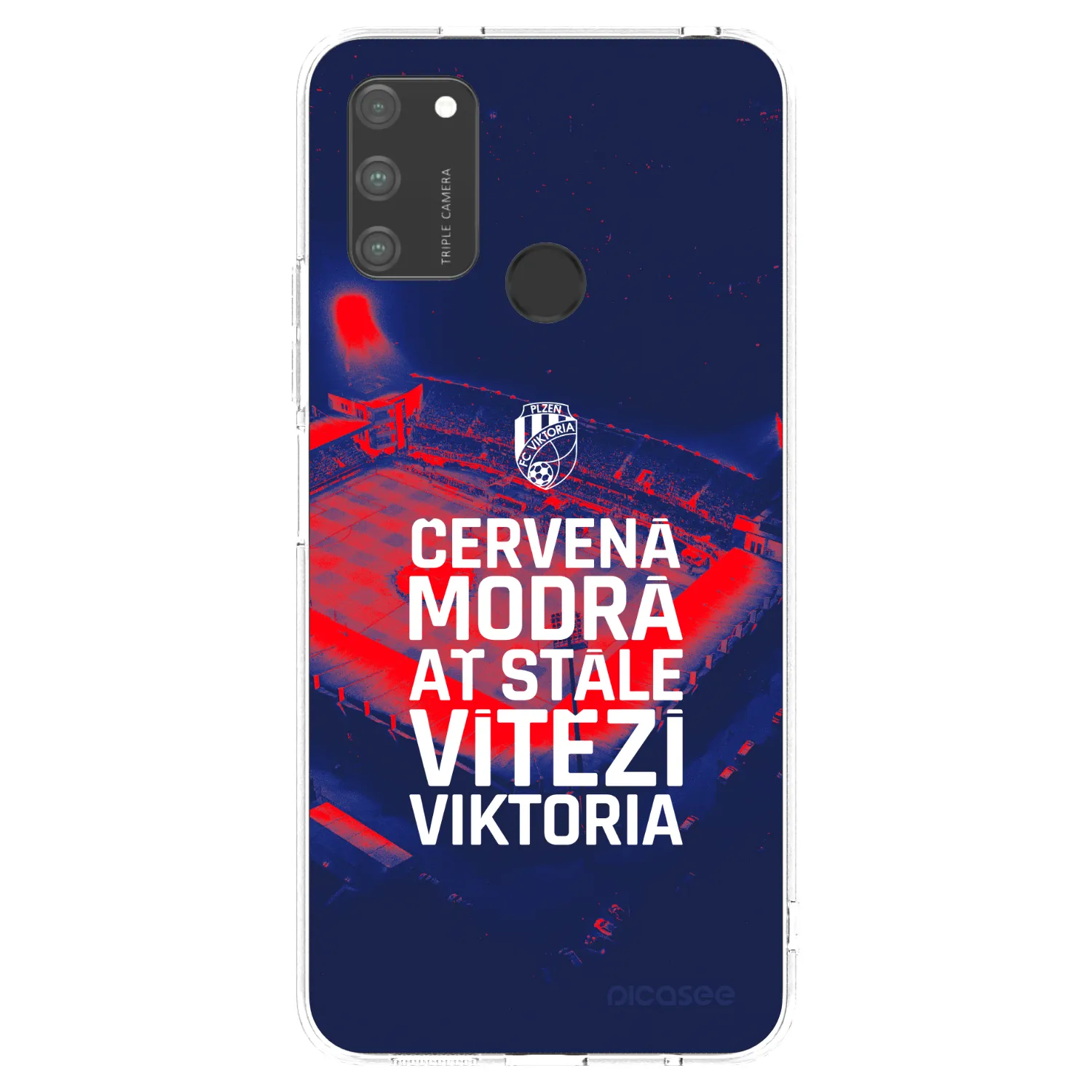 Picasee silikonový průhledný obal pro Honor 9A - FC Viktoria Plzeň E