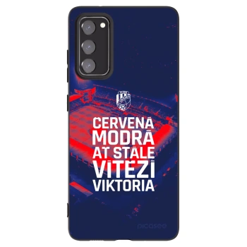 Picasee silikonový černý obal pro Samsung Galaxy S20 FE - FC Viktoria Plzeň E