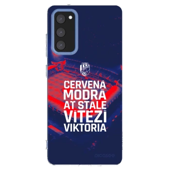 Picasee silikonový průhledný obal pro Samsung Galaxy S20 FE - FC Viktoria Plzeň E