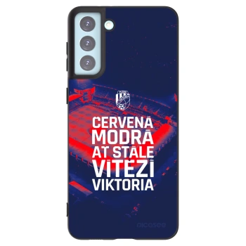 Picasee silikonový černý obal pro Samsung Galaxy S21+ 5G G996F - FC Viktoria Plzeň E