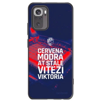 Picasee silikonový černý obal pro Xiaomi Redmi Note 10 - FC Viktoria Plzeň E