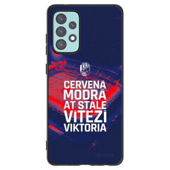 Picasee silikonový černý obal pro Samsung Galaxy A72 A725F - FC Viktoria Plzeň E
