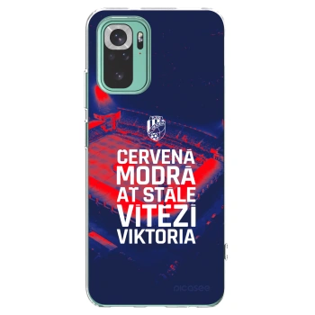 Picasee silikonový průhledný obal pro Xiaomi Redmi Note 10 Pro - FC Viktoria Plzeň E