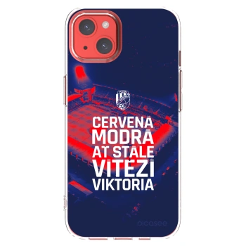 Picasee silikonový průhledný obal pro Apple iPhone 13 - FC Viktoria Plzeň E