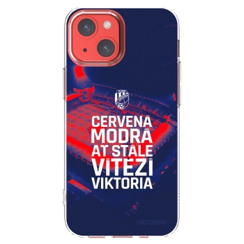 Picasee silikonový průhledný obal pro Apple iPhone 13 mini - FC Viktoria Plzeň E