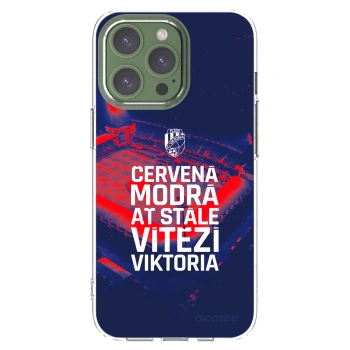 Picasee silikonový průhledný obal pro Apple iPhone 13 Pro - FC Viktoria Plzeň E